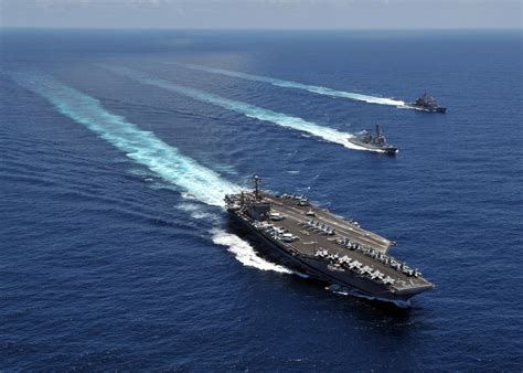 Abraham Lincoln Strike Group in action