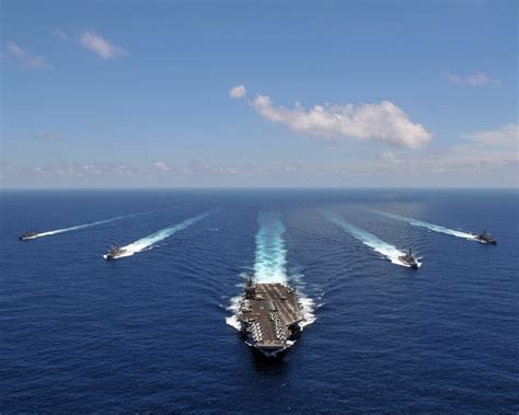 Abraham Lincoln Strike Group in maintenance