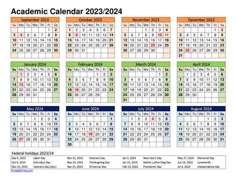 Academic Calendar Dates