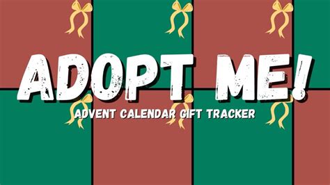 Accessing Adopt Me Advent Calendar