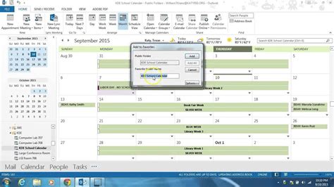 Accessing and Using the Calendar