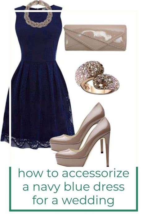 Accessorizing Navy Dress