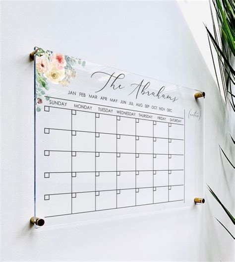 Acrylic Wall Calendar Benefits