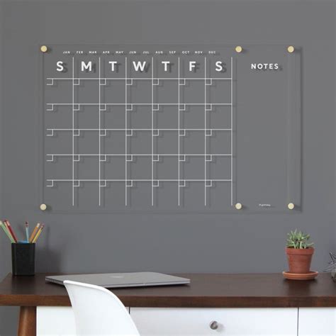 Acrylic Wall Calendar Design