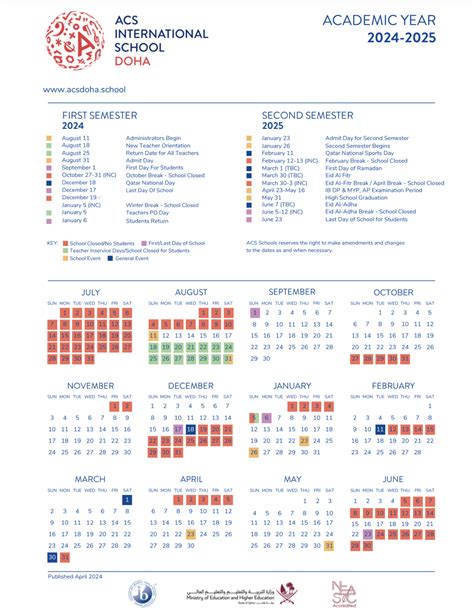 Acs Calendar Printing