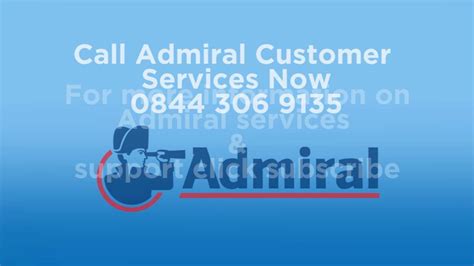 Admiral Customer Service FAQs