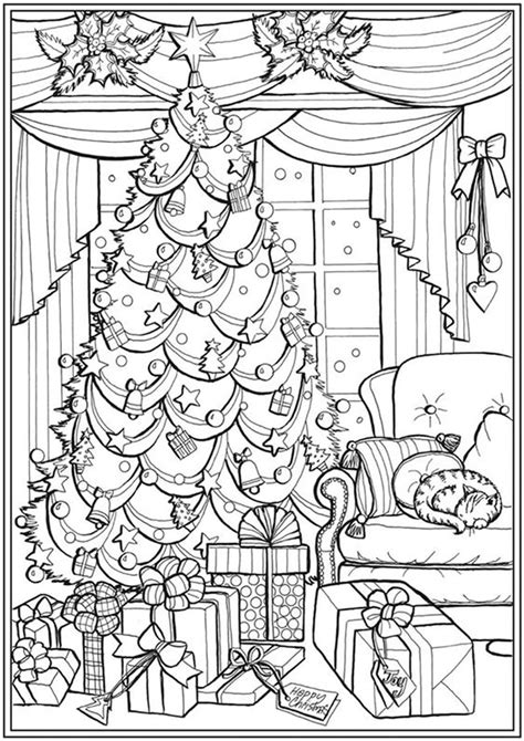 Adult Christmas Coloring Printables