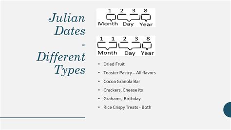 Advantages of Julian Dates