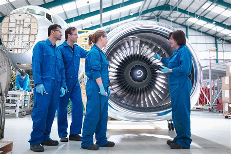 Aerospace Engineer working with a team