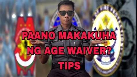 Age Waiver Tips