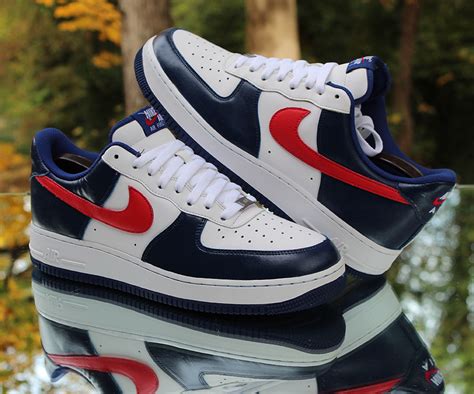 Air Force 1s Blue Red