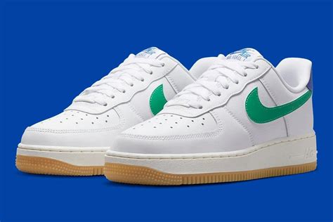 Air Force 1s Green Blue