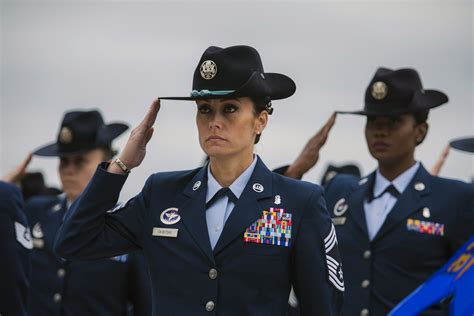 Female instructors leading basic training