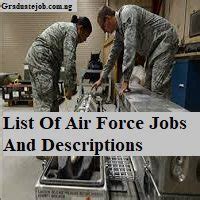 Air Force Job Categories