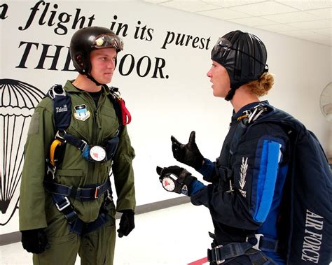 Airmen in training for the Air Force Jump Wings