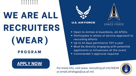 Leadership opportunities for Air Force Recruiters