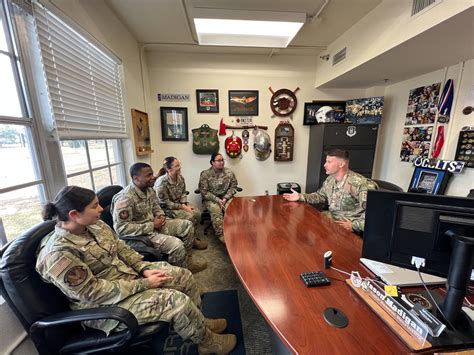 Air Force Recruiter at a base