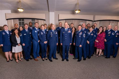 Air Force Recruiter with a group of candidates