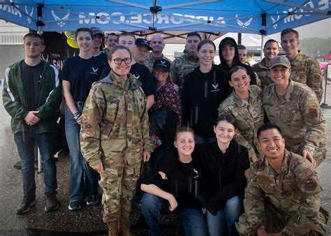 Air Force Recruiters in the Community