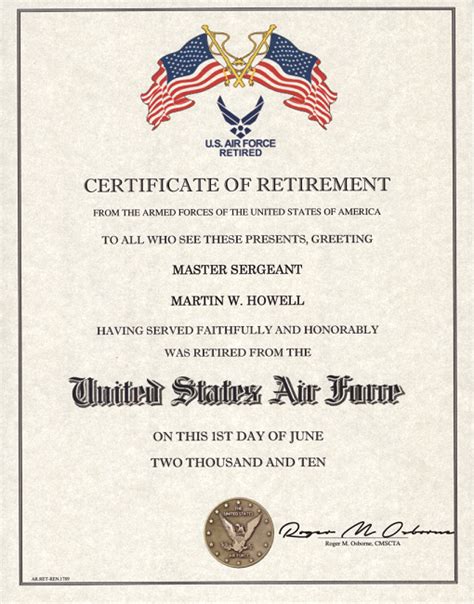 Air Force Reserve Retirement