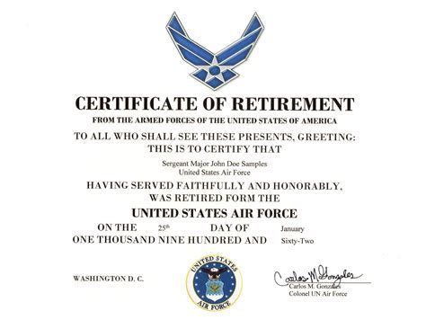 Air Force Retirement Plan