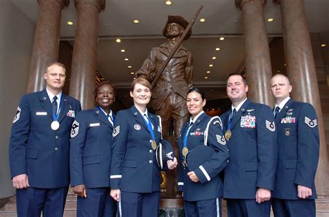 Air National Guard members in formation