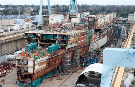 Aircraft Carrier Under Construction