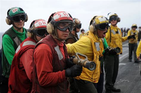 Aircraft Carrier Crew Relaxing Image