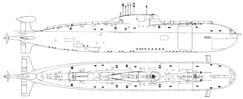 Akula II Class Submarine Design