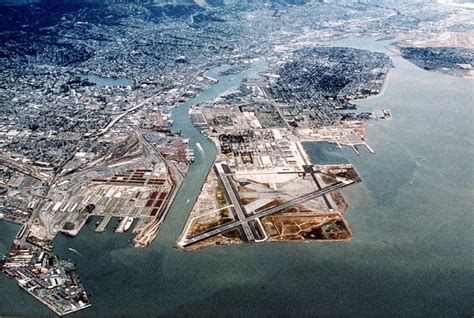 Aerial View of Alameda Navy Base