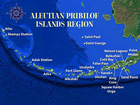 Aleutian Islands Map