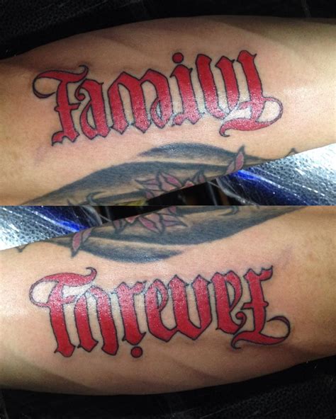 Ambigram Tattoo Aftercare