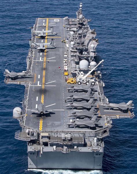 America-class assault ship flight deck