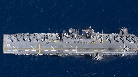 America-class assault ship in operational employment