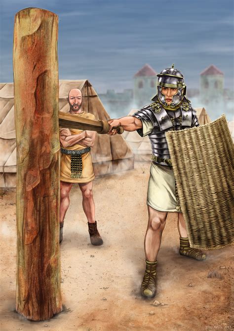 Ancient Rome Legionnaire Training