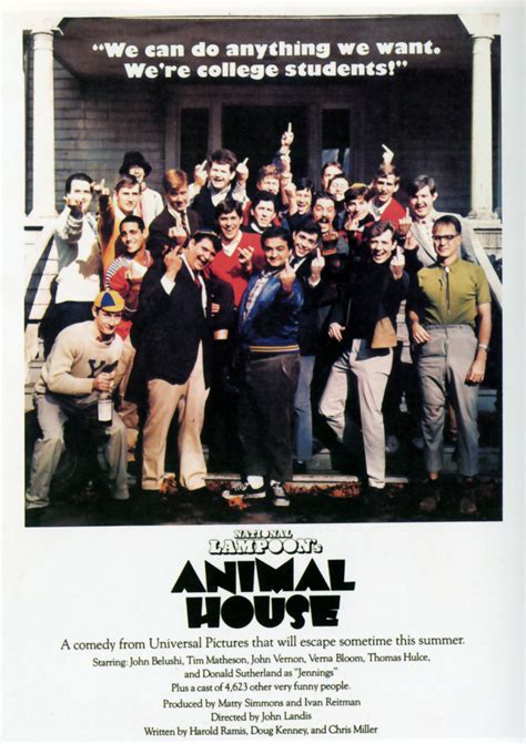 Animal House Movie Poster