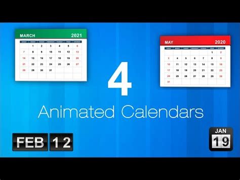 October Animation Calendar