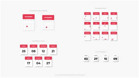 Animation Calendar Template