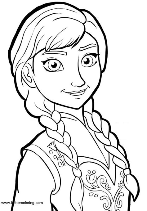 Anna Coloring Pages