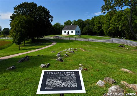 The Dunker Church on the Antietam Battlefield