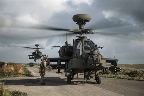 Apache Attack Helicopter in Combat