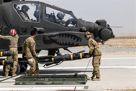 Apache Attack Helicopter Precision-Guided Munitions