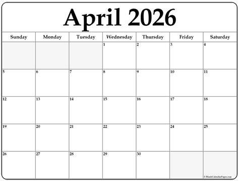 April 2026 Calendar Image 6