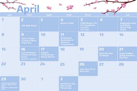 April Events Image