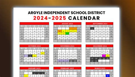 Argyle ISD Calendar