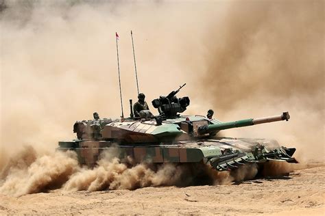 Arjun Mark 1A tank in operation