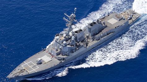 Arleigh Burke Class Destroyer Underway Replenishment