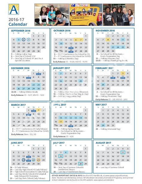 Arlington Public Schools Calendar Apps