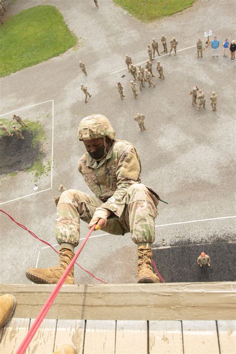 Army Basic Training Rappelling