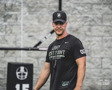 Army Black Knights coach on the sidelines